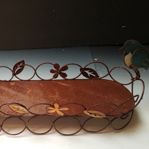 French rustic tray  flowers,plants, candles pumpkins dried floral arrangements - Picture 2 of 3